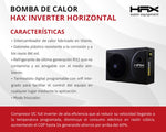 Bomba de calor HAX inverter horizontal ( 61,760.00 btus/hr)
