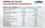 Bomba de calor HAX inverter horizontal ( 61,760.00 btus/hr)