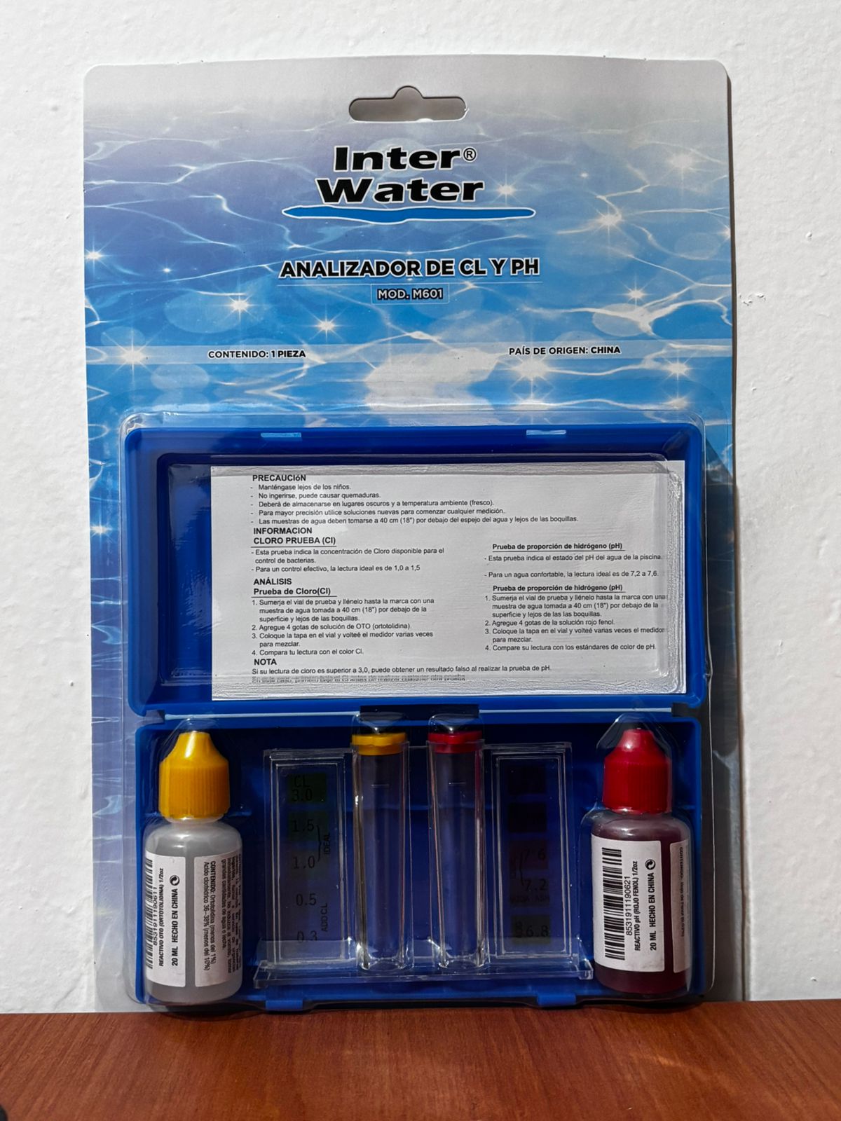 Analizador Profesional de Cloro y pH para Albercas