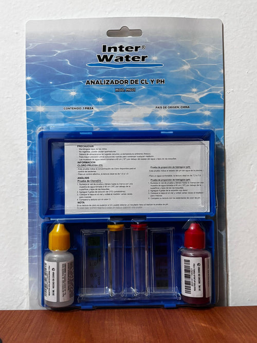 Analizador Profesional de Cloro y pH para Albercas