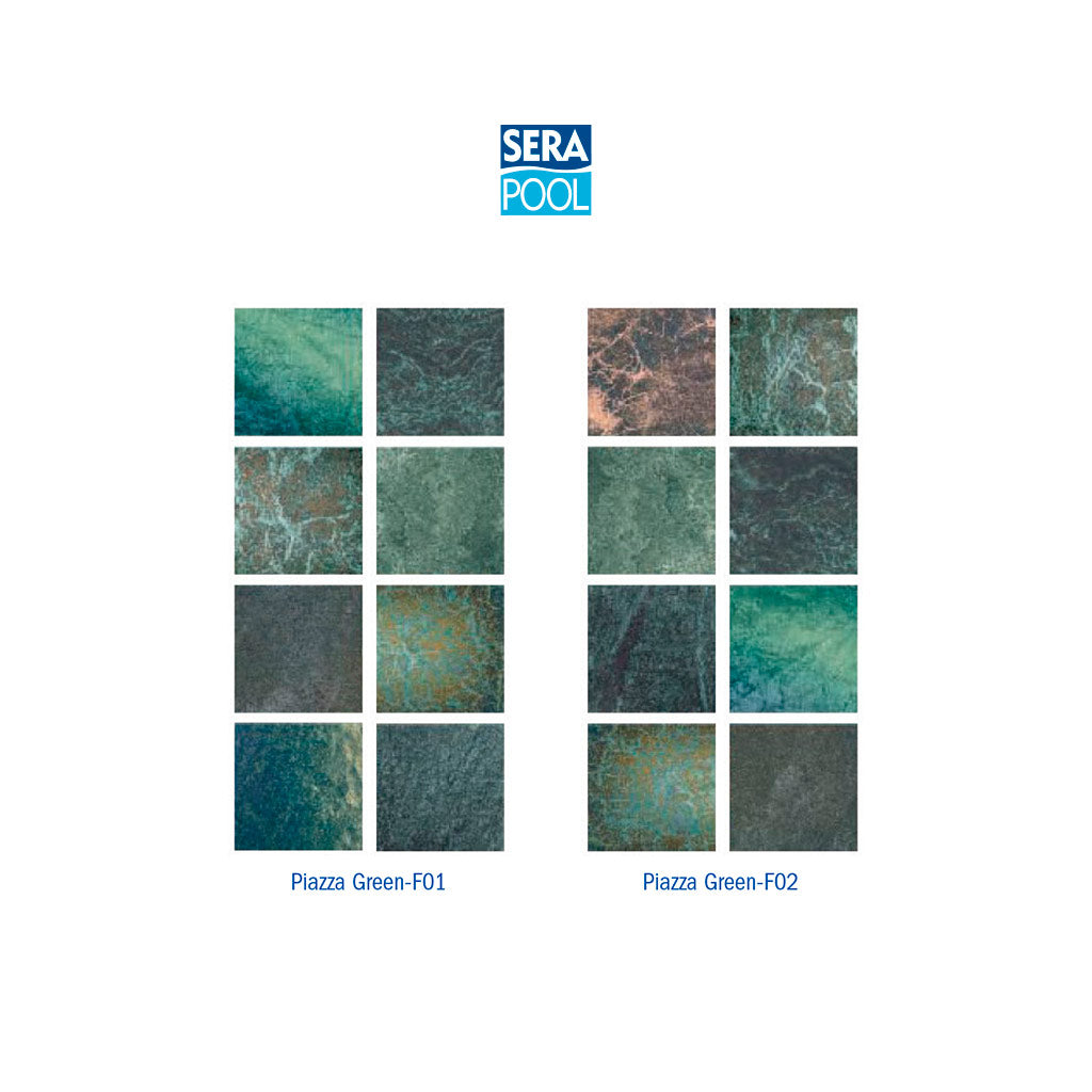 Azulejo de Porcelana Natural Series Piazza Green Tech 15x15 cm