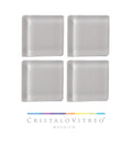 Cristalo Vitreo - Mosaico Color Blanco (2.5 X 2.5)