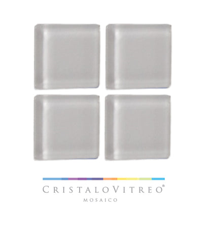 Cristalo Vitreo - Mosaico Color Blanco (2.5 X 2.5)