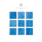 Hispano Vitreo - Mosaico Azul Cielo Niebla 2.5 X 2.5
