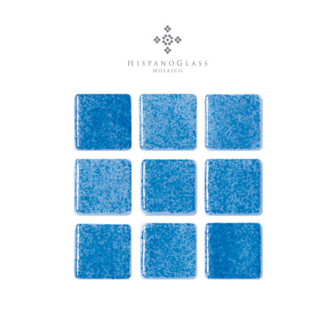 Hispano Vitreo - Mosaico Azul Cielo Niebla 2.5 X 2.5