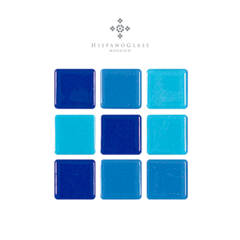 Hispano Vitreo – Mosaico Mezcla Tenerife Liso 2.5 X 2.5