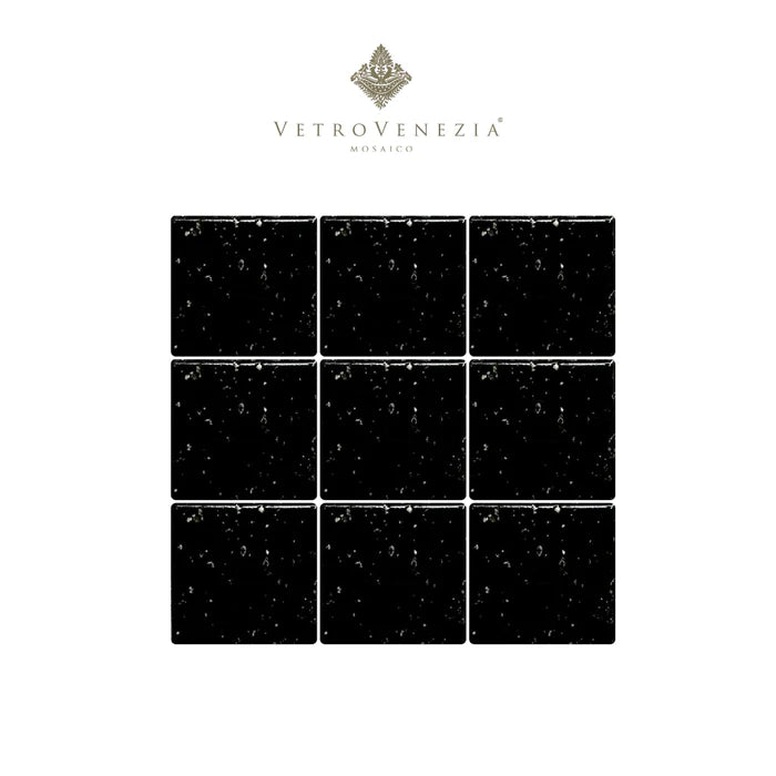 Vetro Venezia - Mosaico Veneciano Negro 2×2
