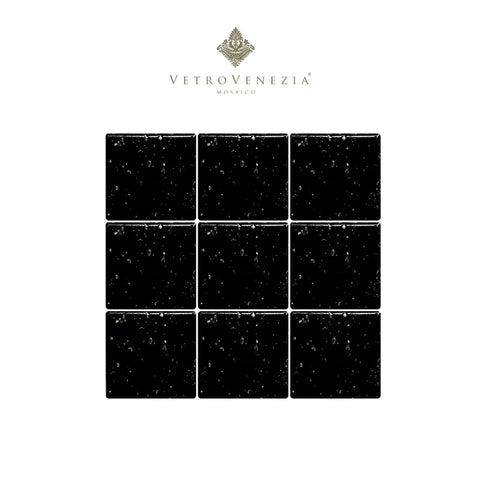 Vetro Venezia - Mosaico Veneciano Negro 2×2