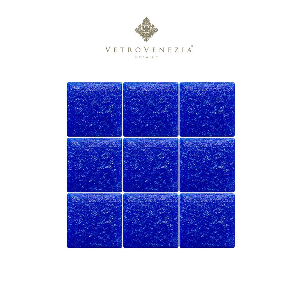 Vetro Venezia - Mosaico Veneciano Azul Cobalto Oscuro 5×5